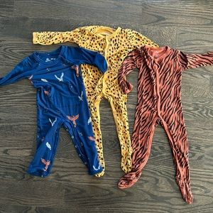 Kyle Baby: 2 Footie PJs and 1 Romper. Size 12-18 months. Great quality